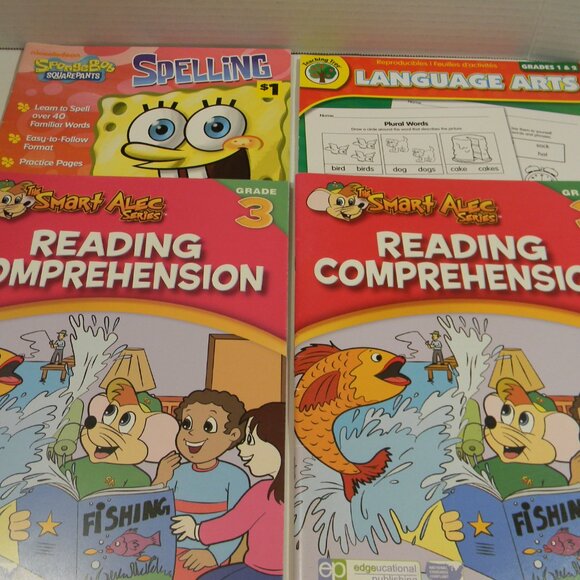 Lot of 14 Elementary School Workbooks Homeschool Reading Phonics Math Spelling - Picture 3 of 6